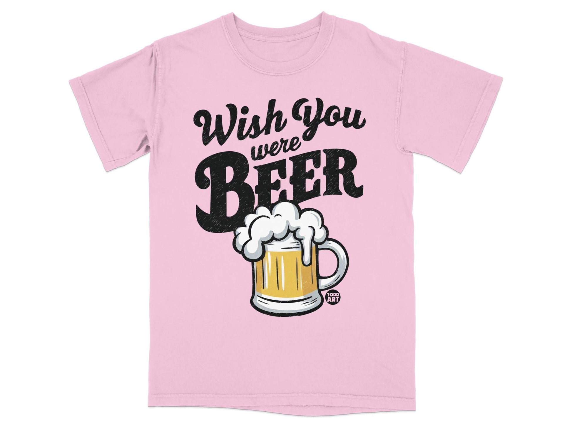 Wish You Were Beer Graphic T-Shirt for Beer Lovers