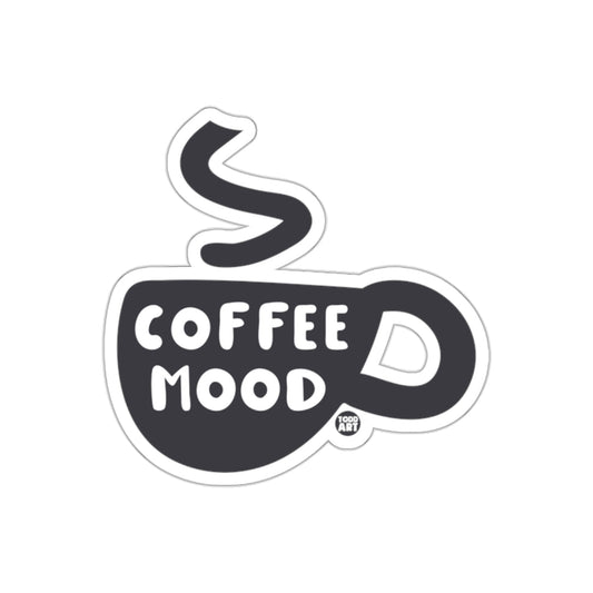 Black Coffee Mood Artistic Unique Sticker