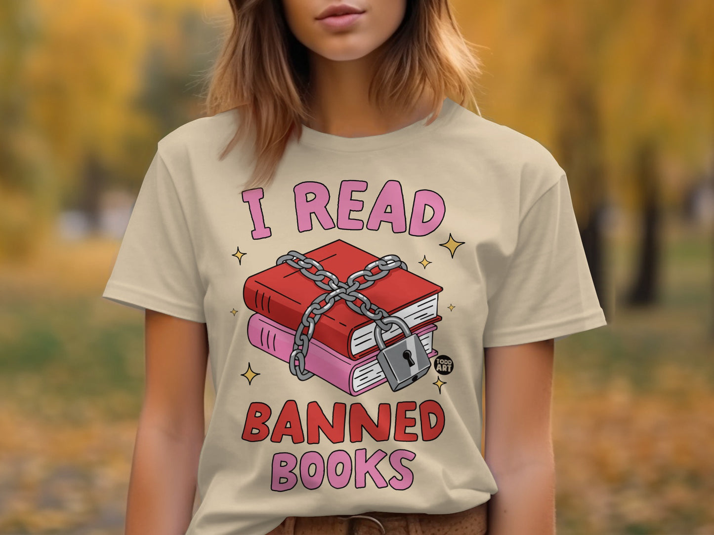 I Read Banned Books Graphic Statement T-shirt