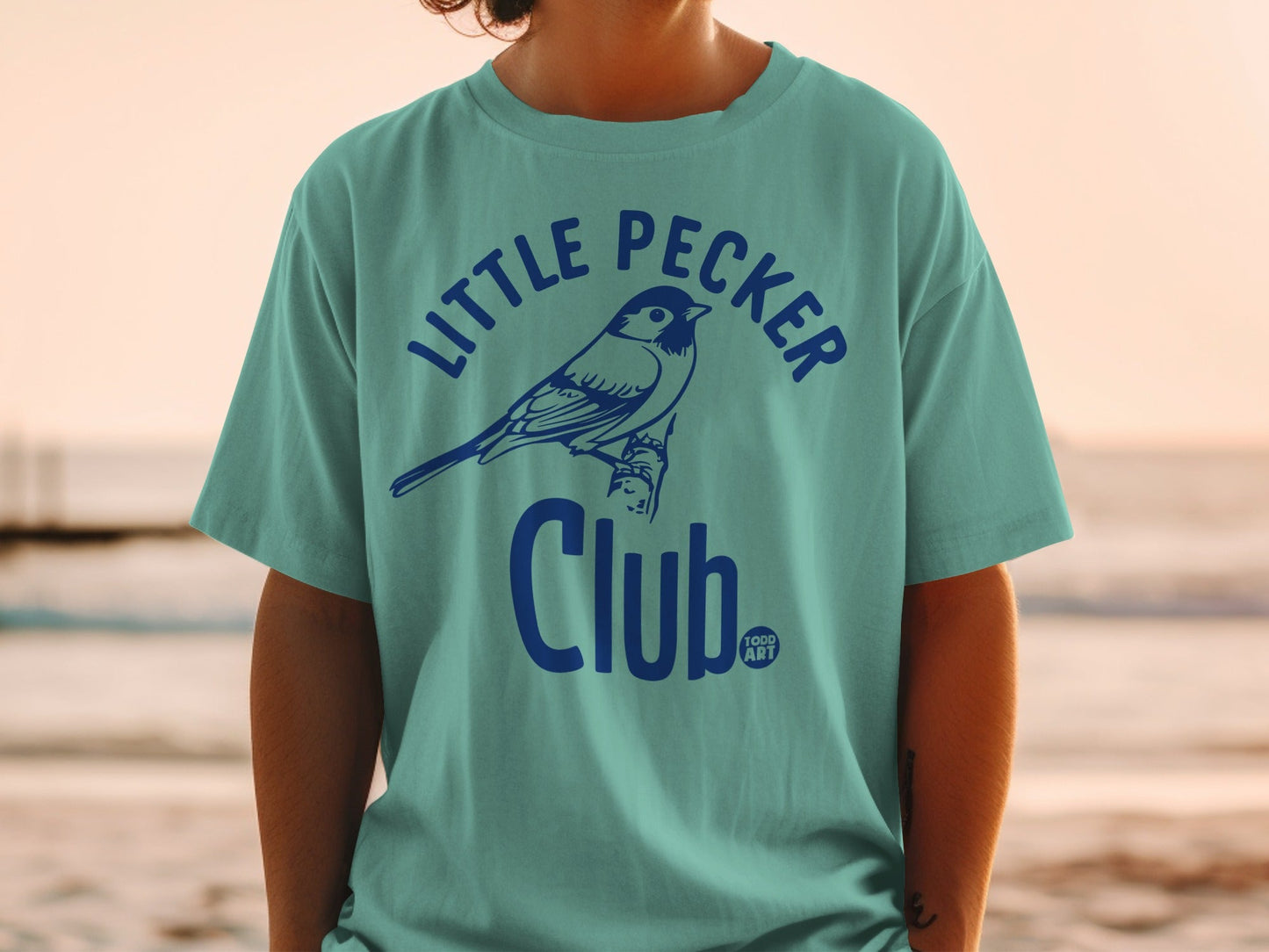Little Pecker Club Bird Graphic Unisex T-Shirt