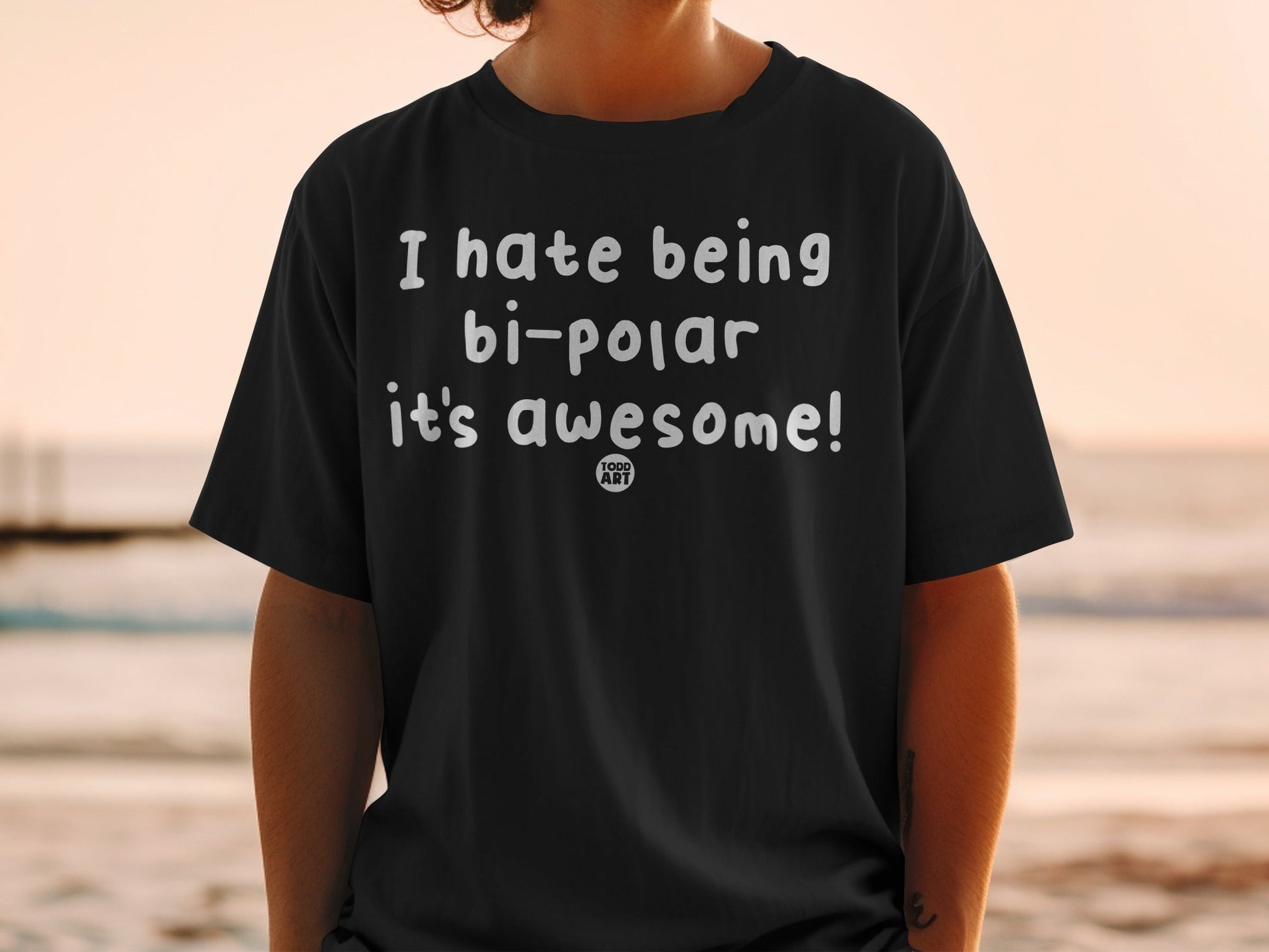 I hate being bi-polar it's awesome! shirt