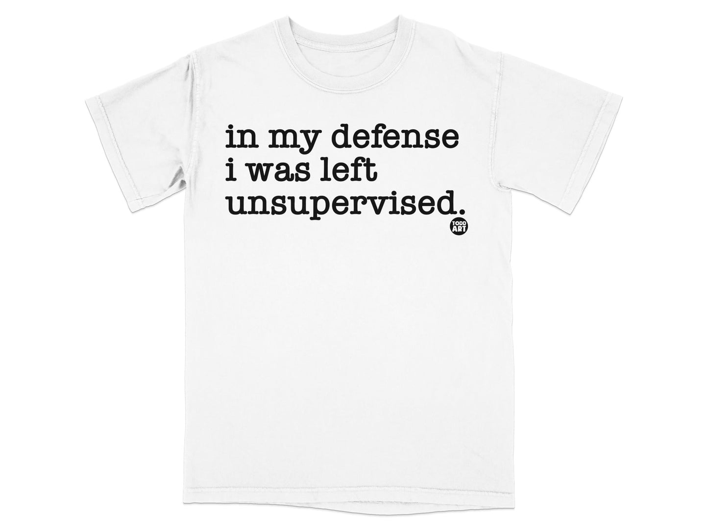 In My Defense I Was Left Unsupervised T-Shirt
