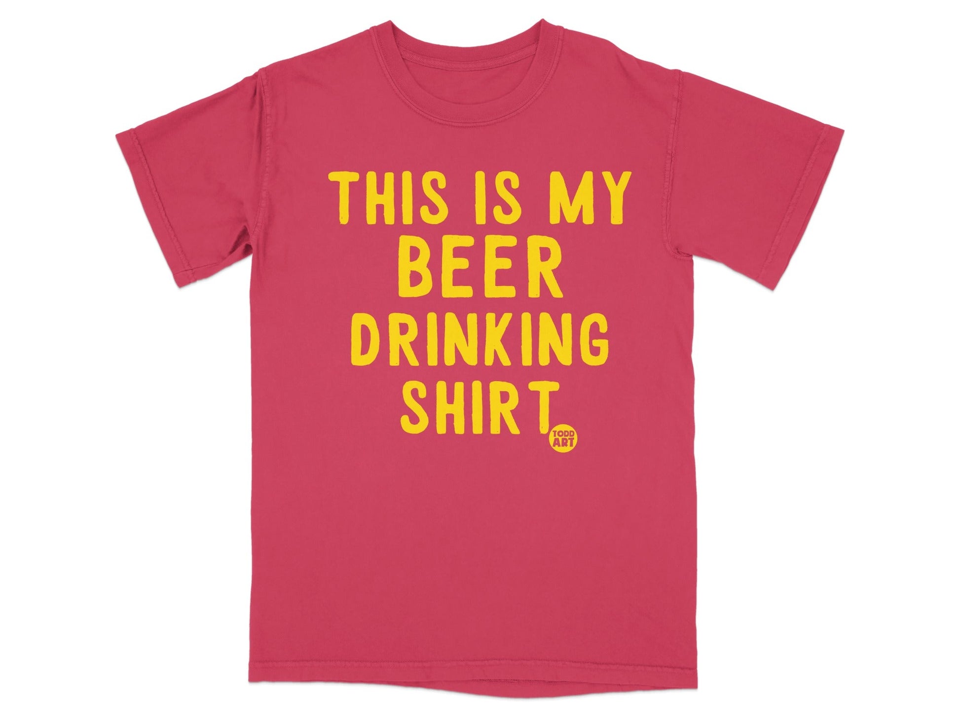This Is My Beer Drinking Shirt Funny Graphic Tee
