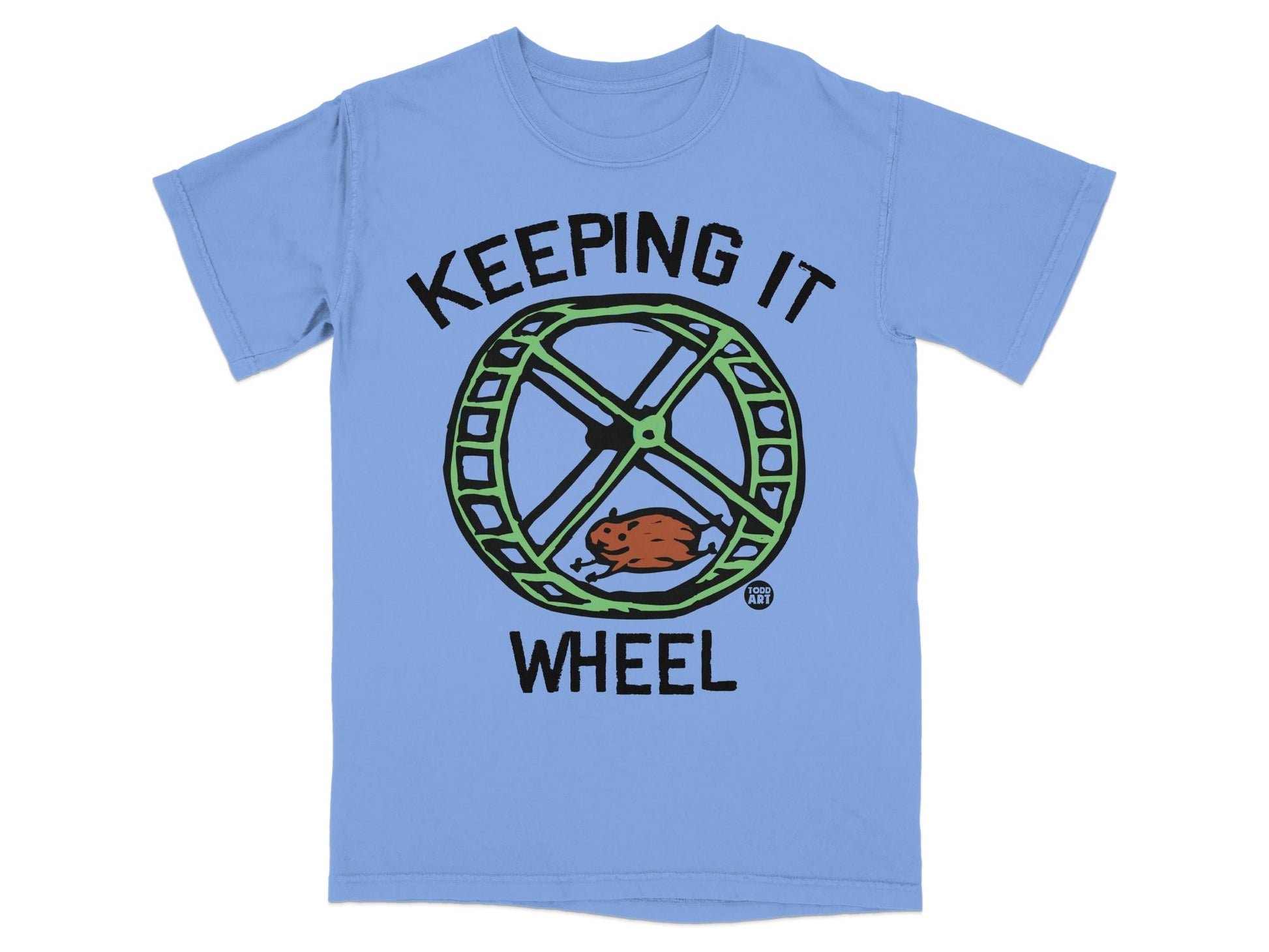 Keeping It Wheel Graphic T-Shirt Fitness Product