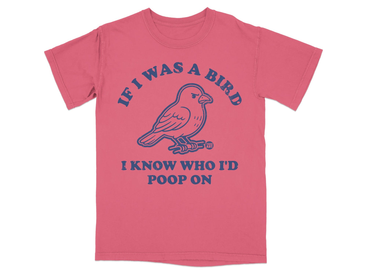 Funny Bird Graphic Tee If I Was A Bird T-Shirt
