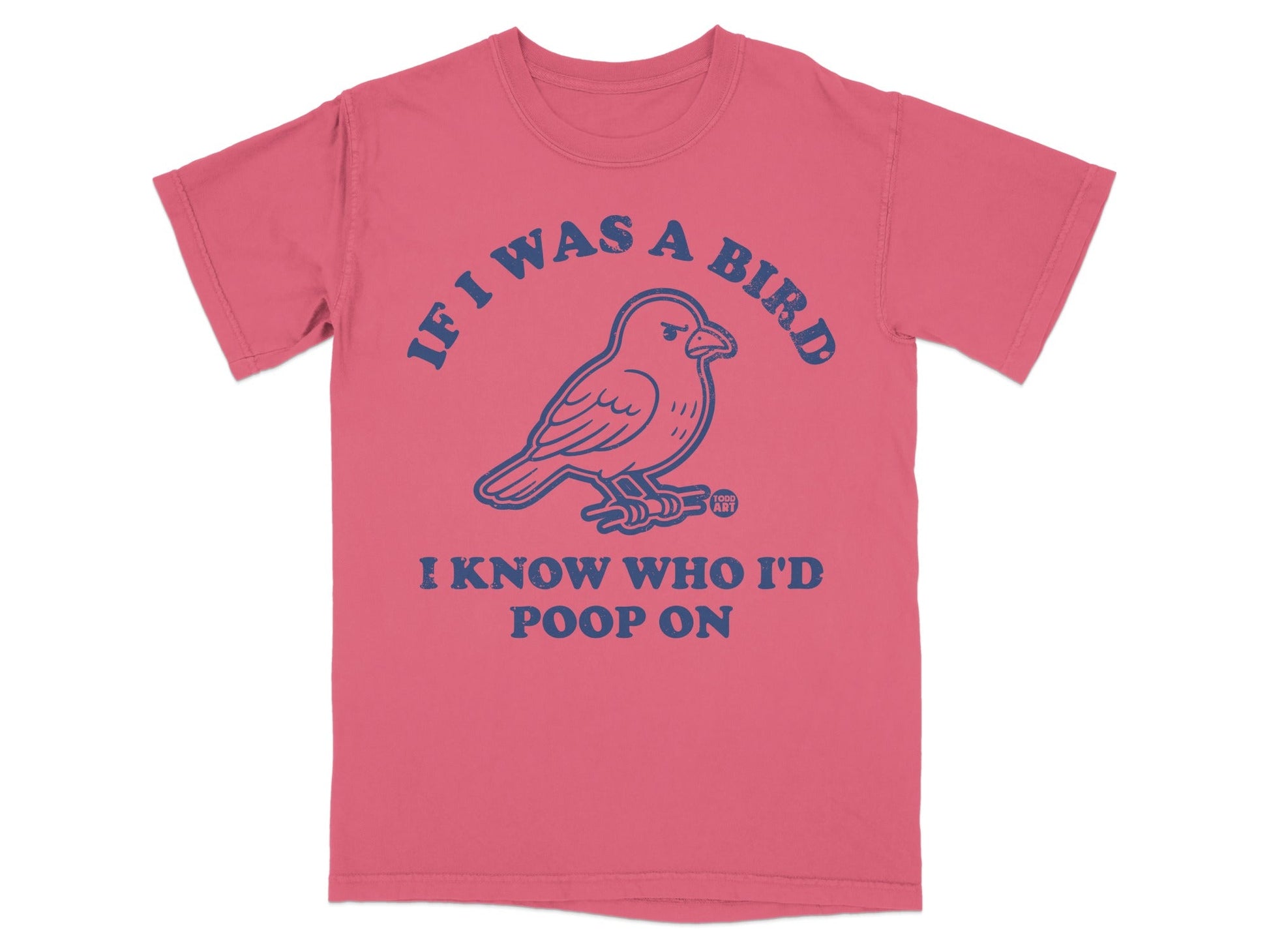 Funny Bird Graphic Tee If I Was A Bird T-Shirt