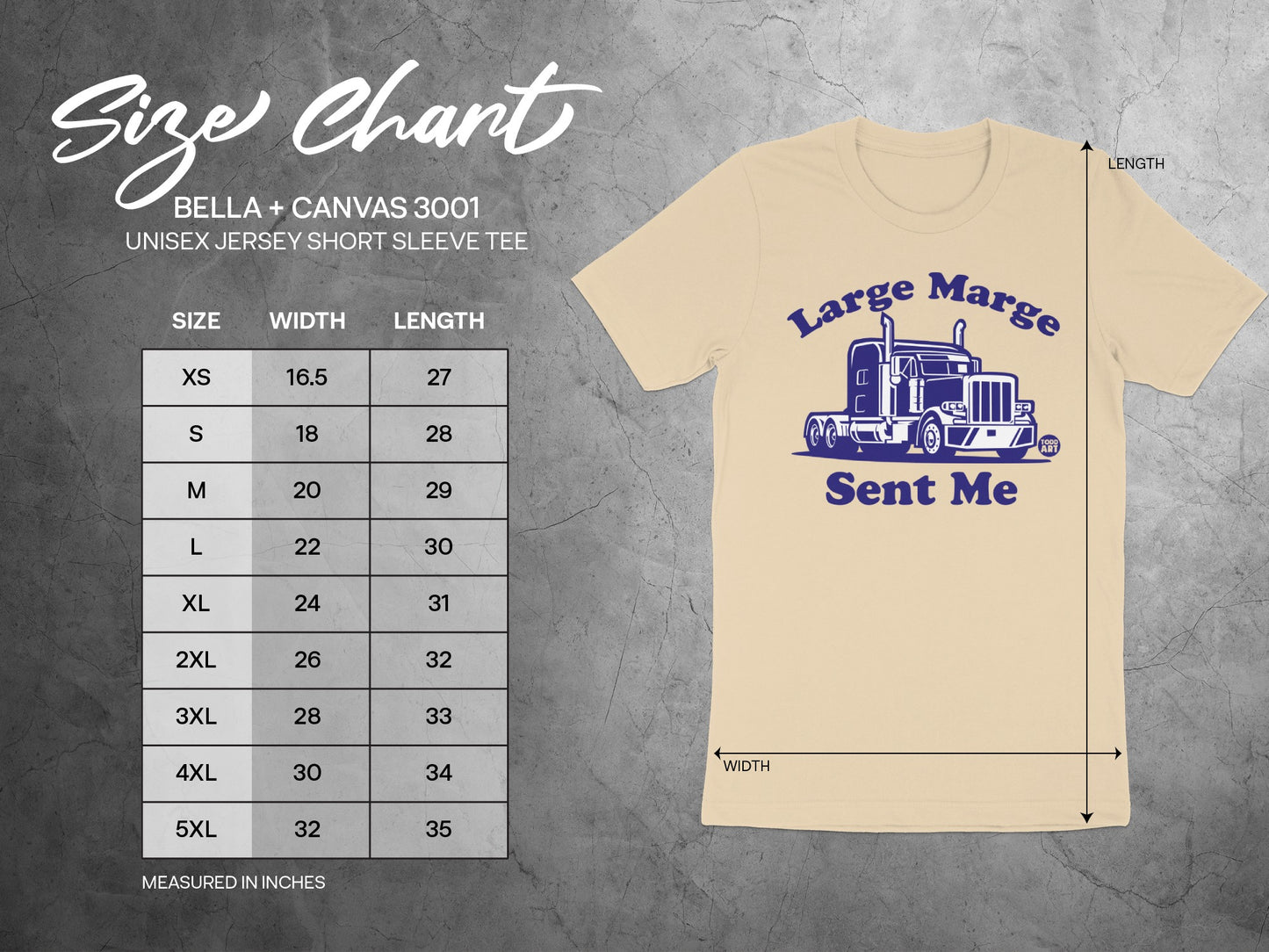 Large Marge Sent Me Unisex Jersey Short Sleeve Tee