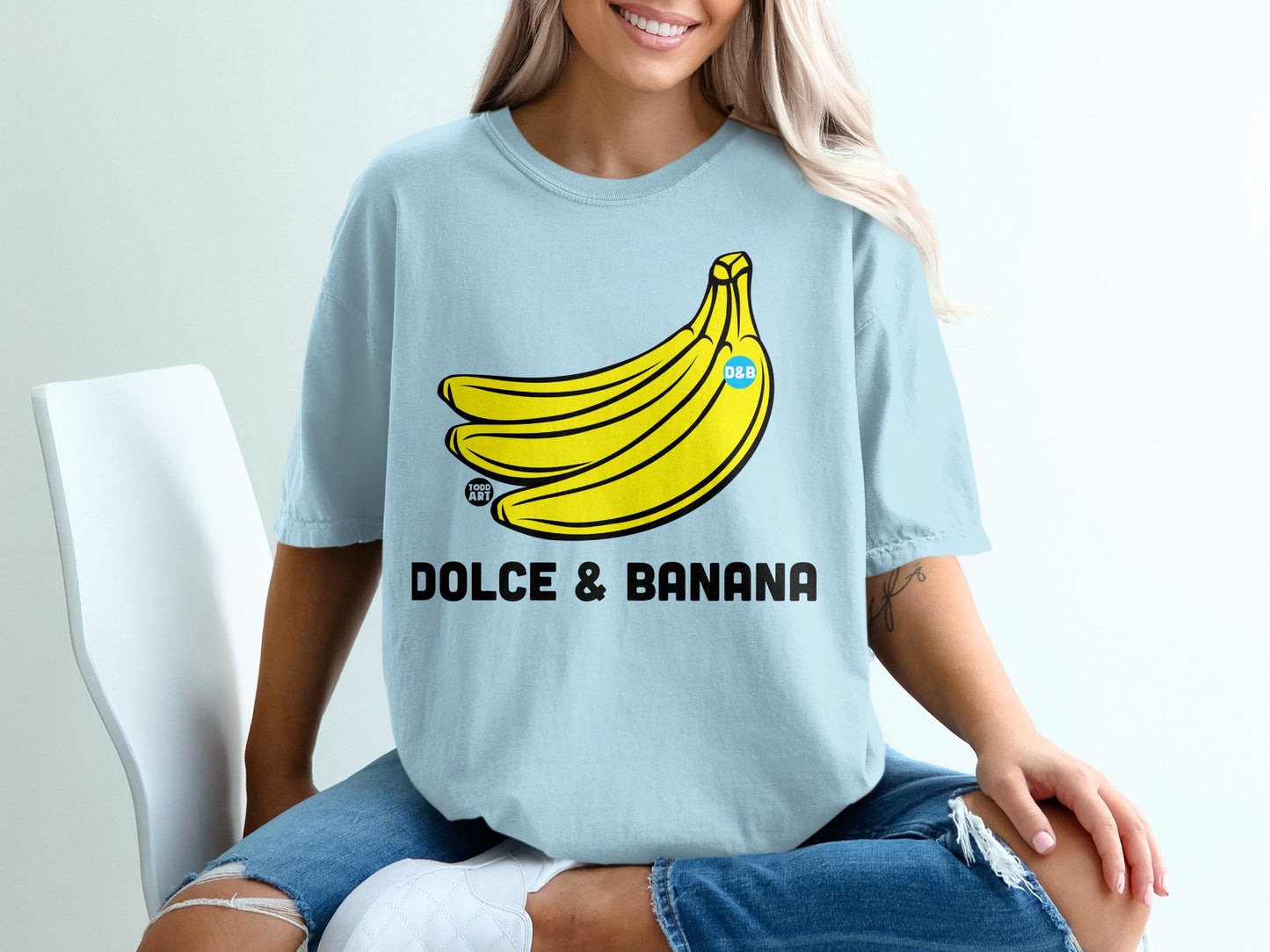 DOLCE & BANANA Light Blue Banana Graphic product type