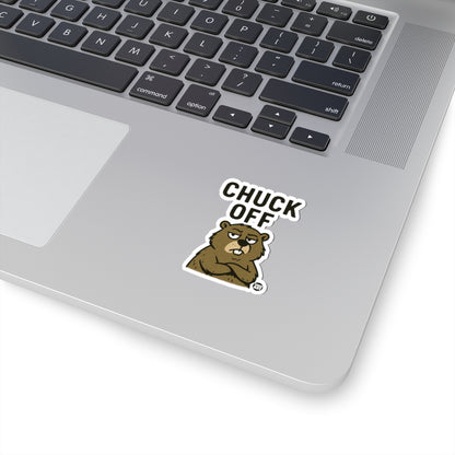 Chuck OffTodd Art Sticker