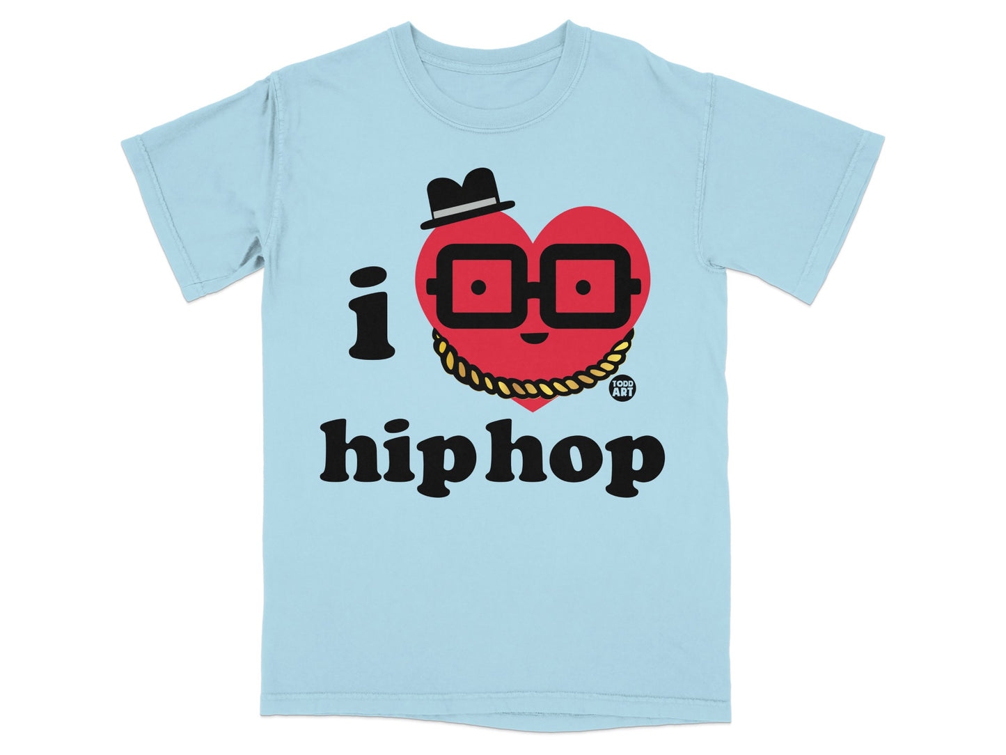 I Love Hip Hop Graphic Print T-shirt