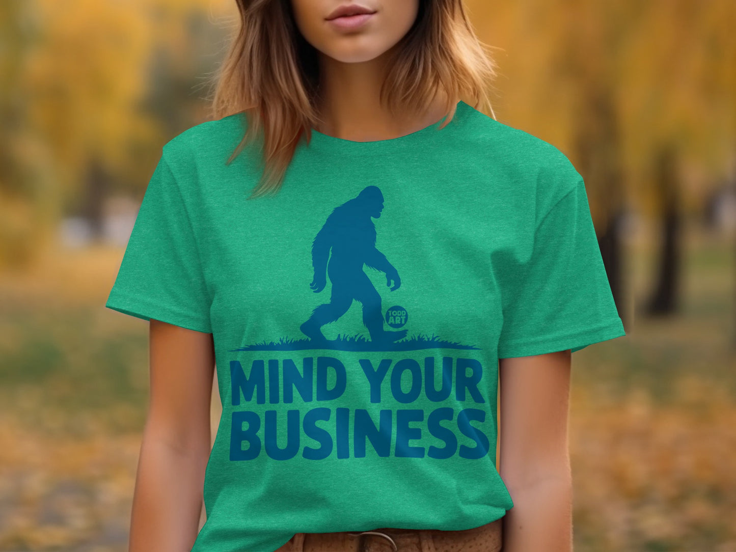 MIND YOUR BUSINESS Bigfoot Graphic Tee
