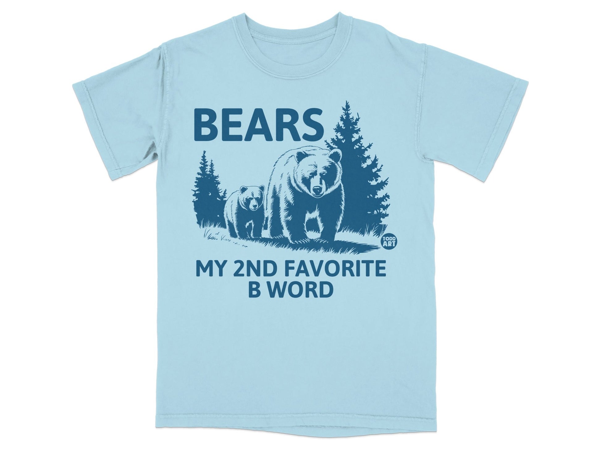 Bears My 2nd Favorite B Word Graphic T-Shirt