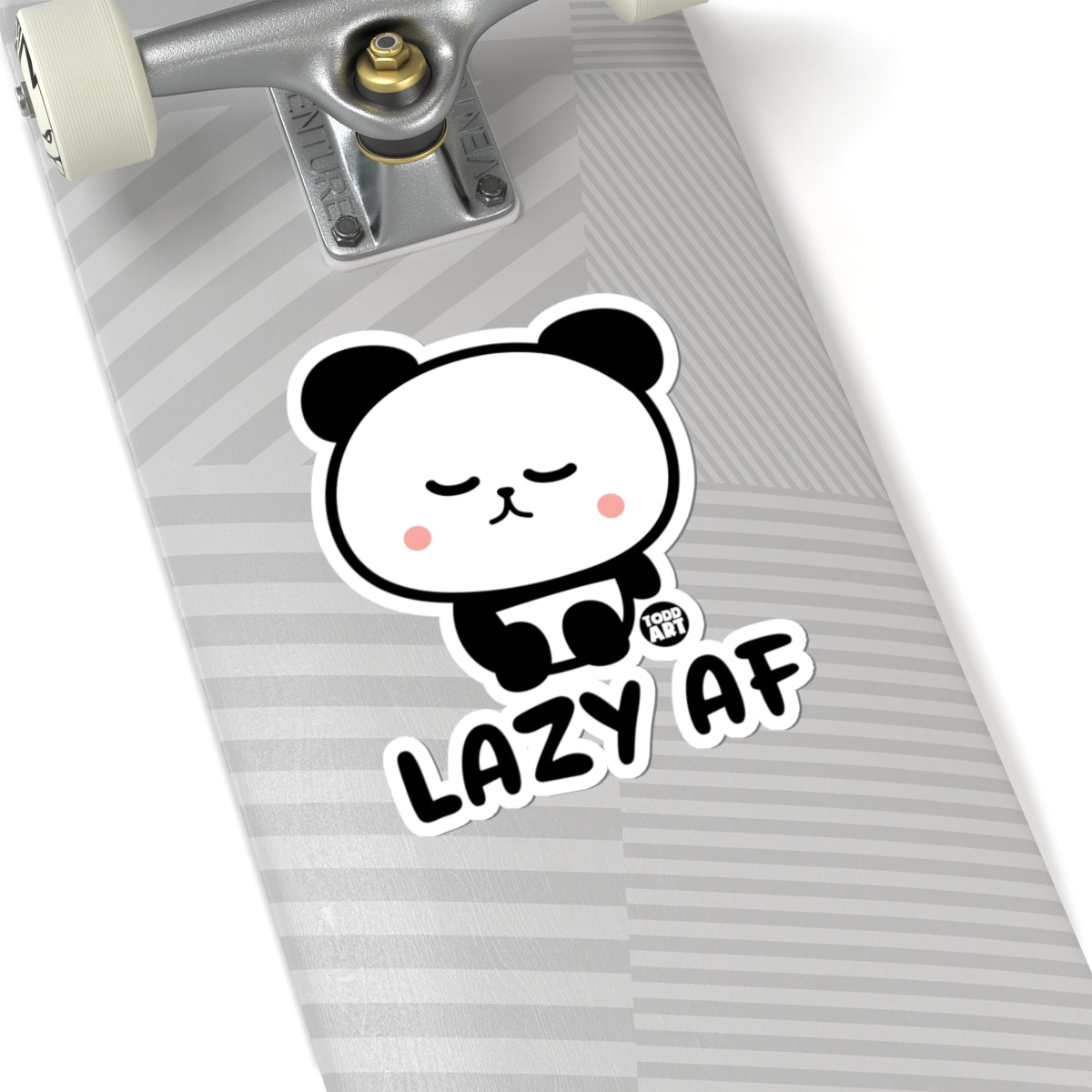 Lazy BearTodd Art Sticker