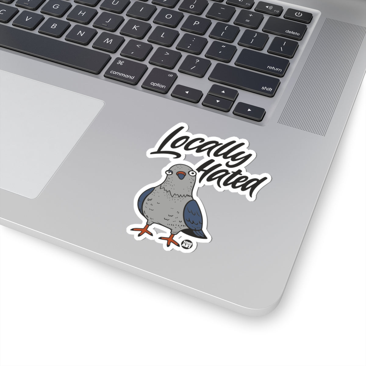 Locally HatedTodd Art Sticker