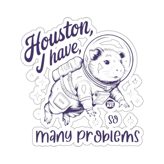 Houston I Have So Many Problems Sticker