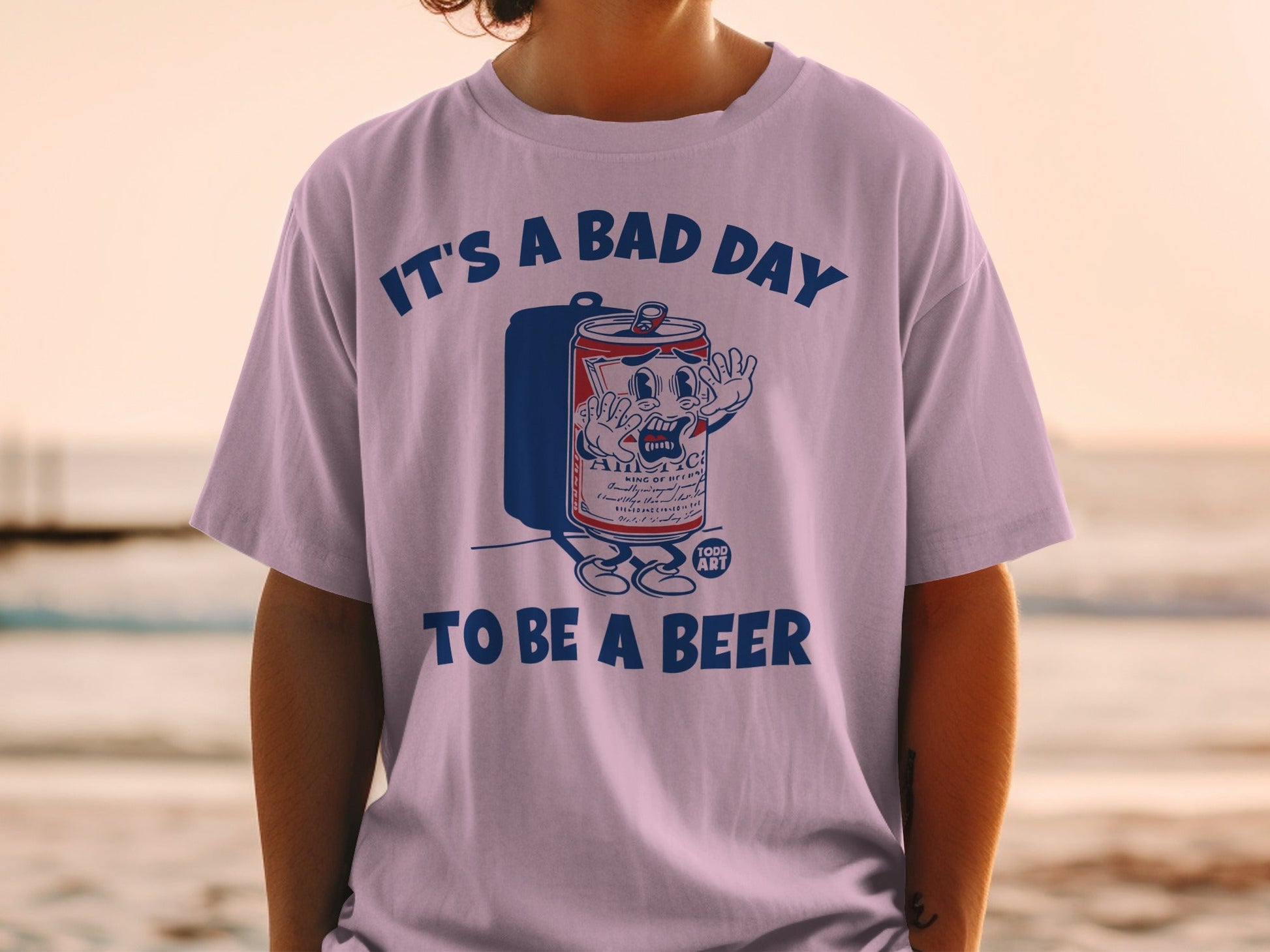 It's A Bad Day To Be A Beer Funny Graphic T-shirt