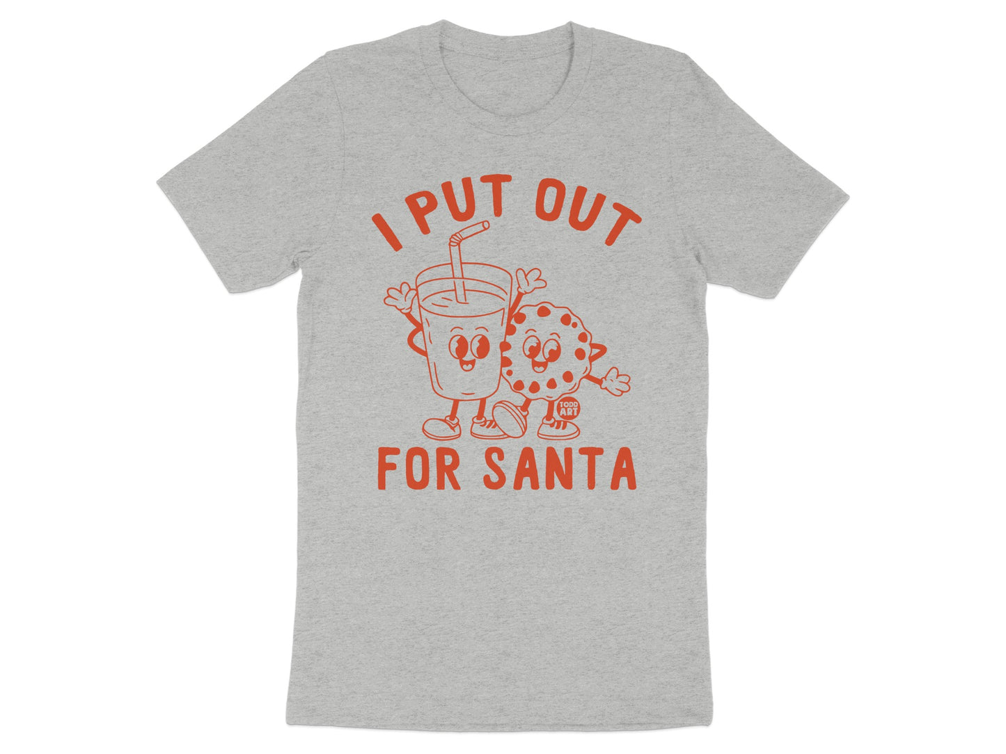 I Put Out For Santa T-shirt Christmas Holiday Shirt