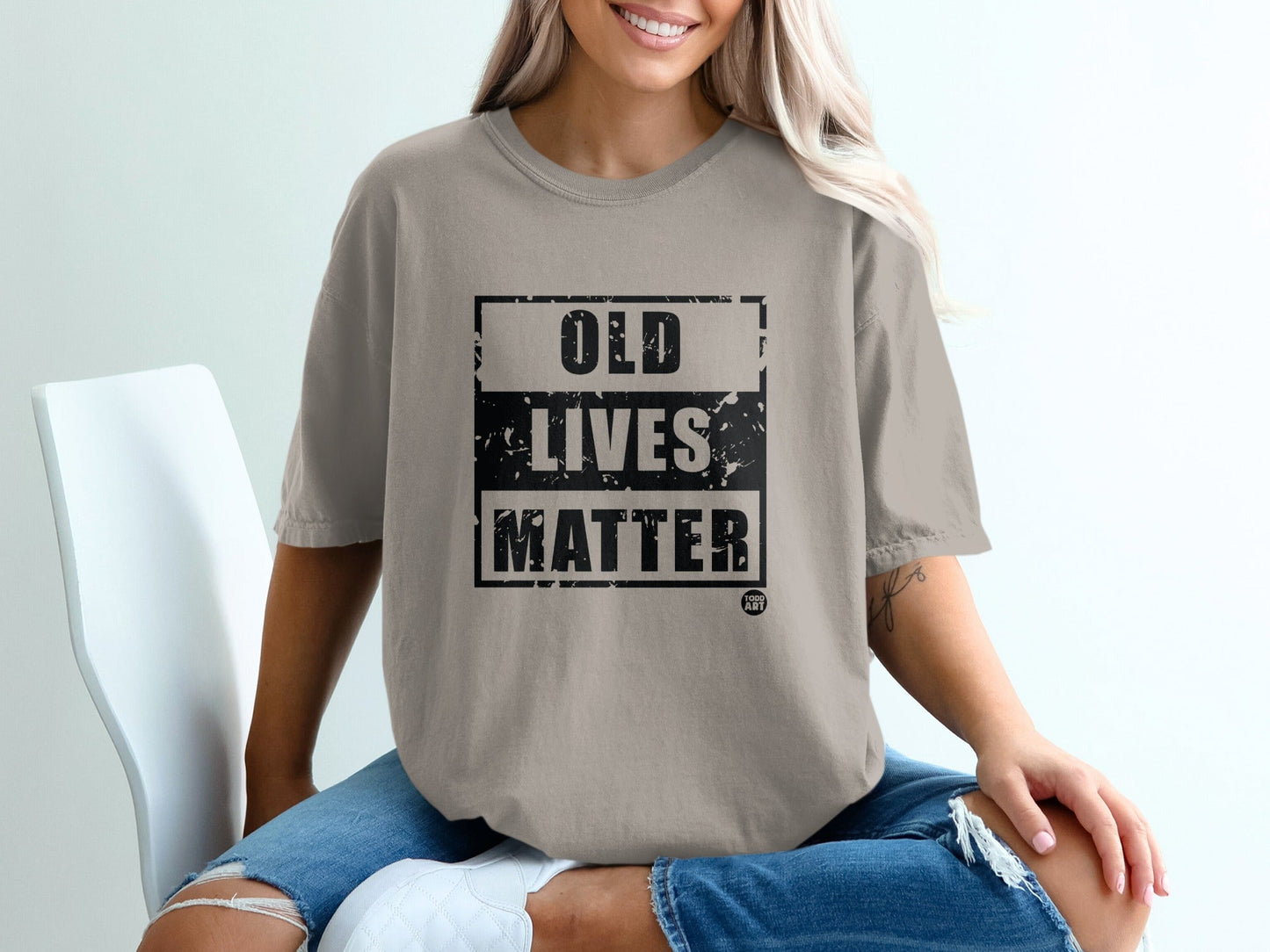 Old Lives Matter Graphic Style Statement Shirt
