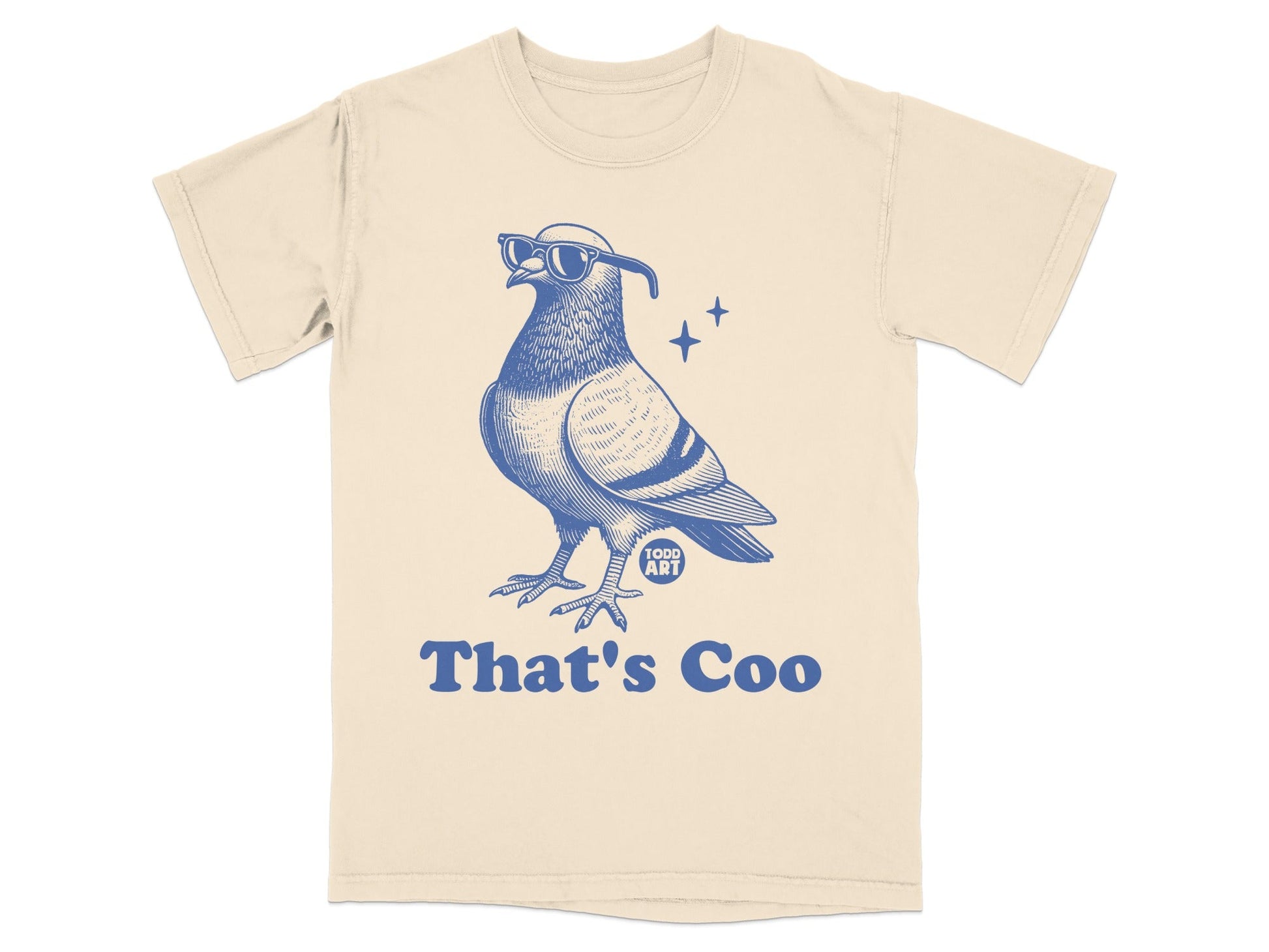 Cool Pigeon Graphic T-Shirt with Sunglasses Design