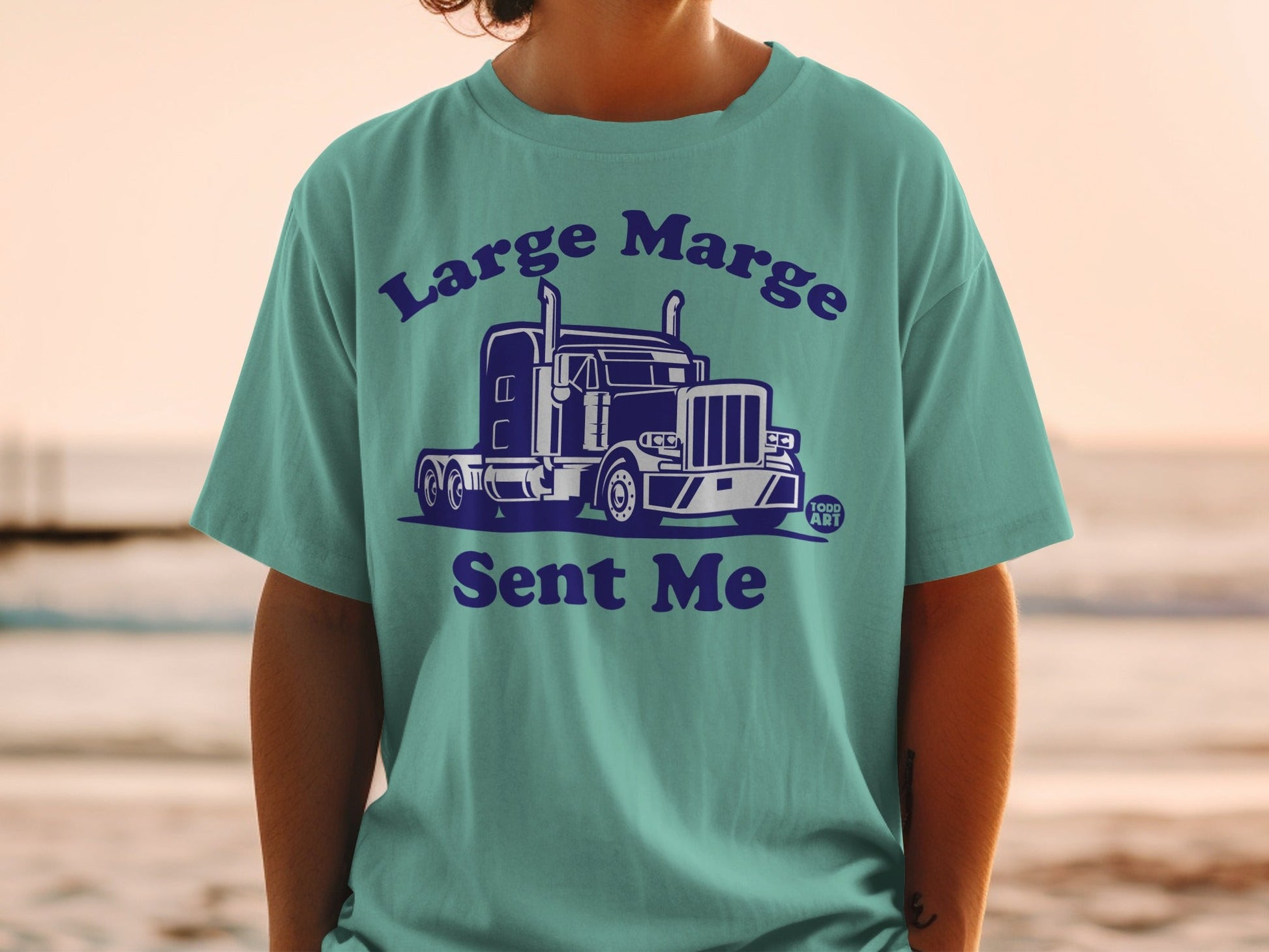 Large Marge Sent Me Truck Graphic Tee product