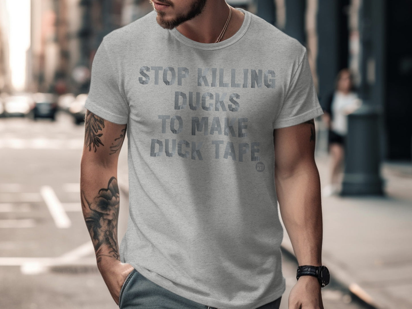 Stop Killing Ducks To Make Duck Tape T-shirt
