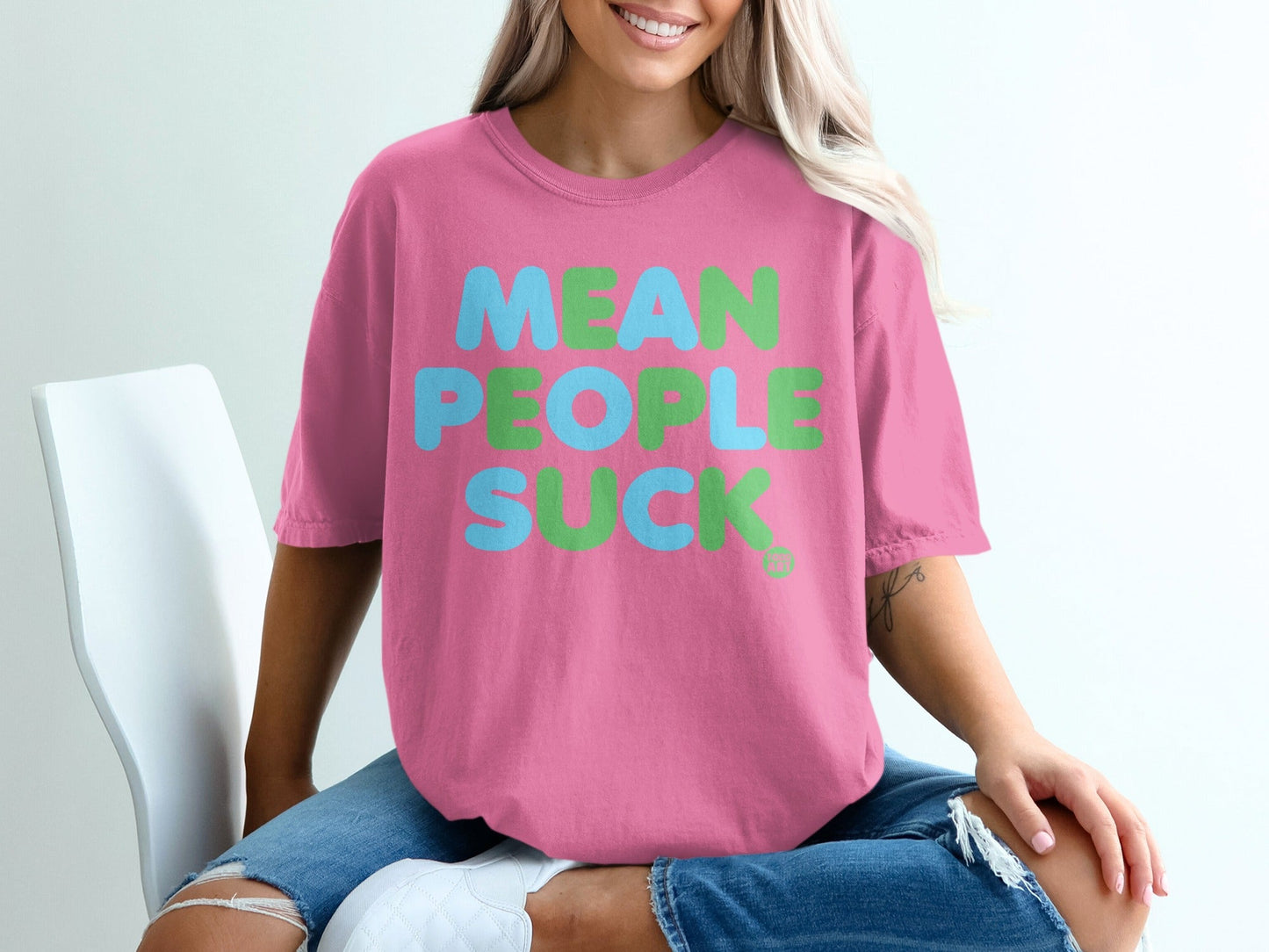 Mean People Suck Statement Shirt Graphic Tee