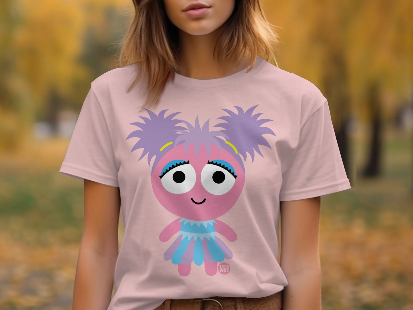 Adorable Cartoon Character Design Casual T-Shirt