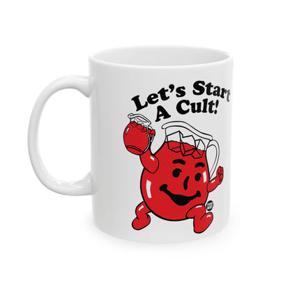 Cheerful Pitcher Character with Smile Todd Art Mug