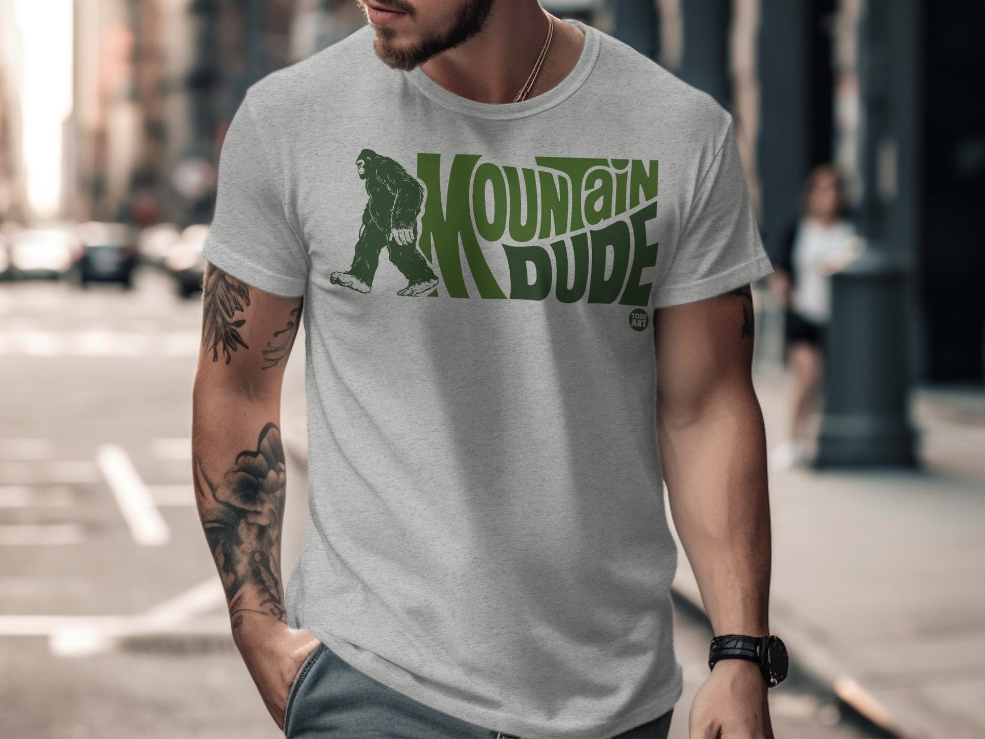 Mountain Dude Graphic T-shirt for Cool and Casual Style
