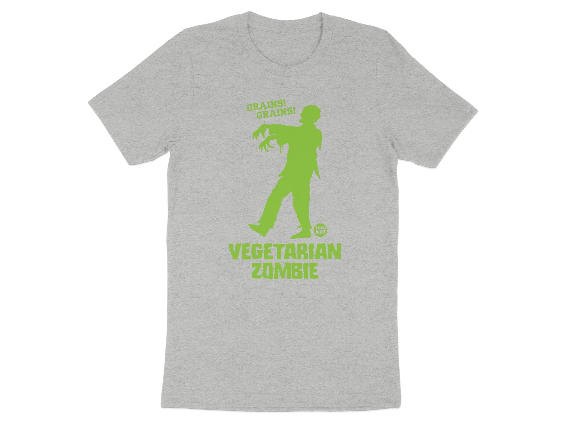 Grains Grains Vegetarian Zombie T-shirt