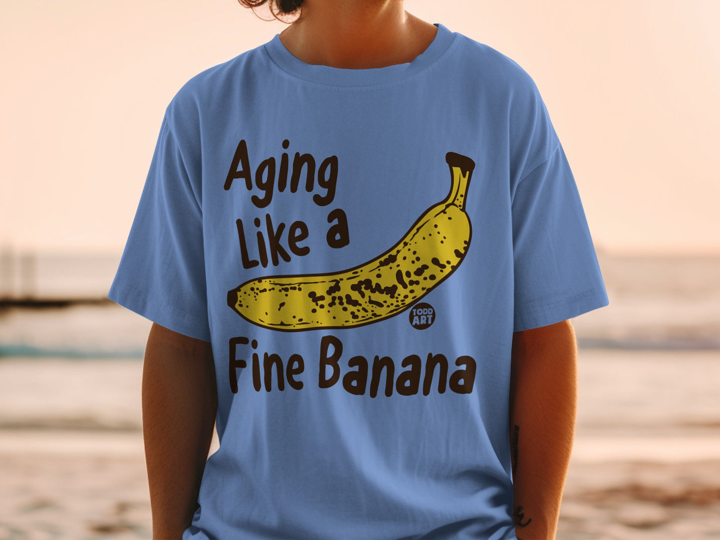 Aging Like a Fine Banana Fun Fruit Quote product