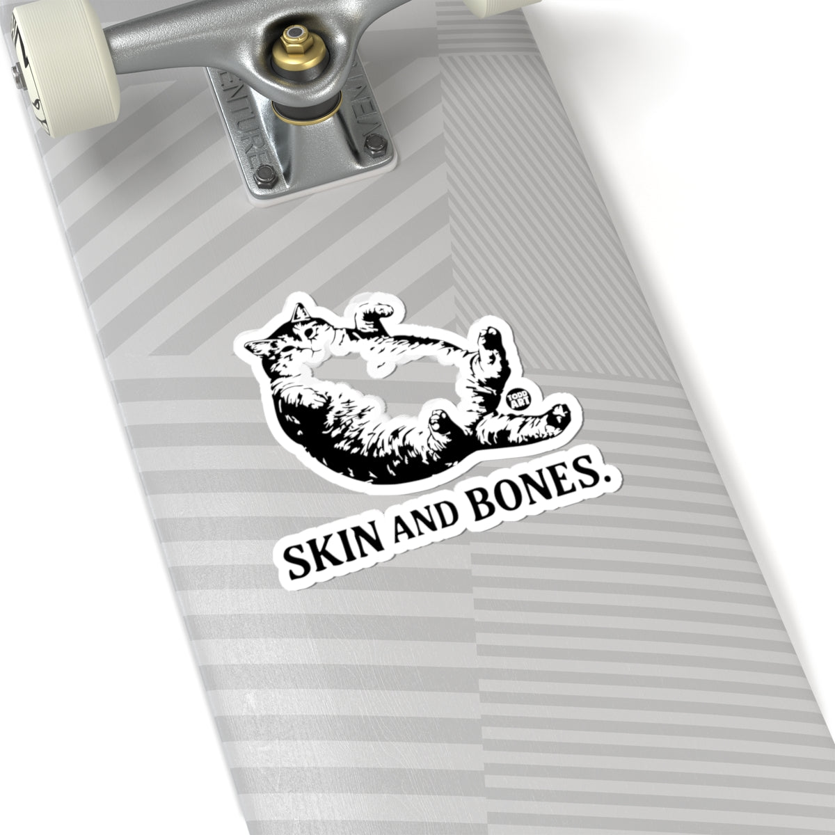 Skin and BonesTodd Art Sticker