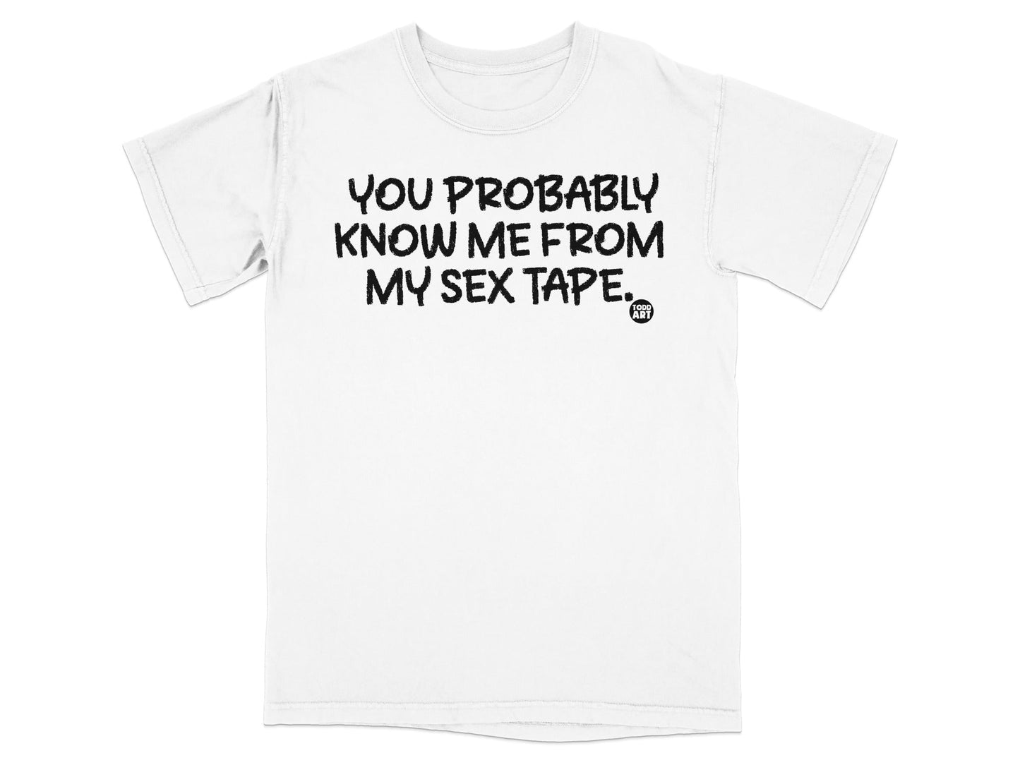 You Probably Know Me From My Sex Tape Shirt