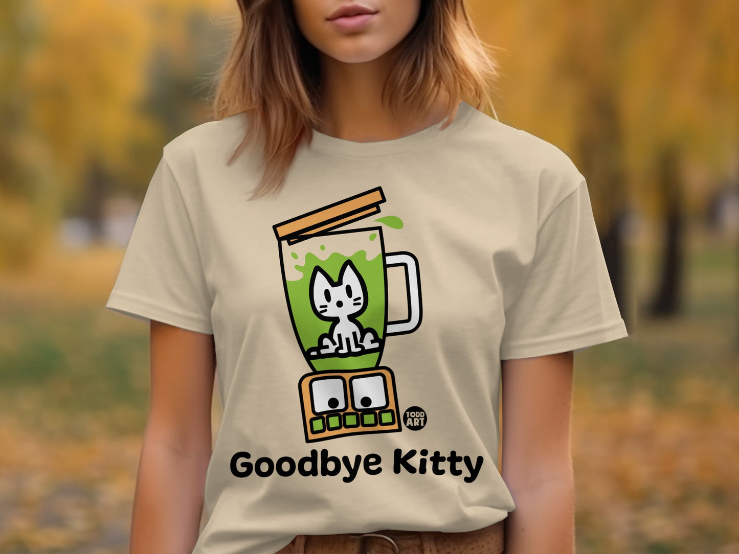 Goodbye Kitty Funny T-Shirt for Cat Lovers