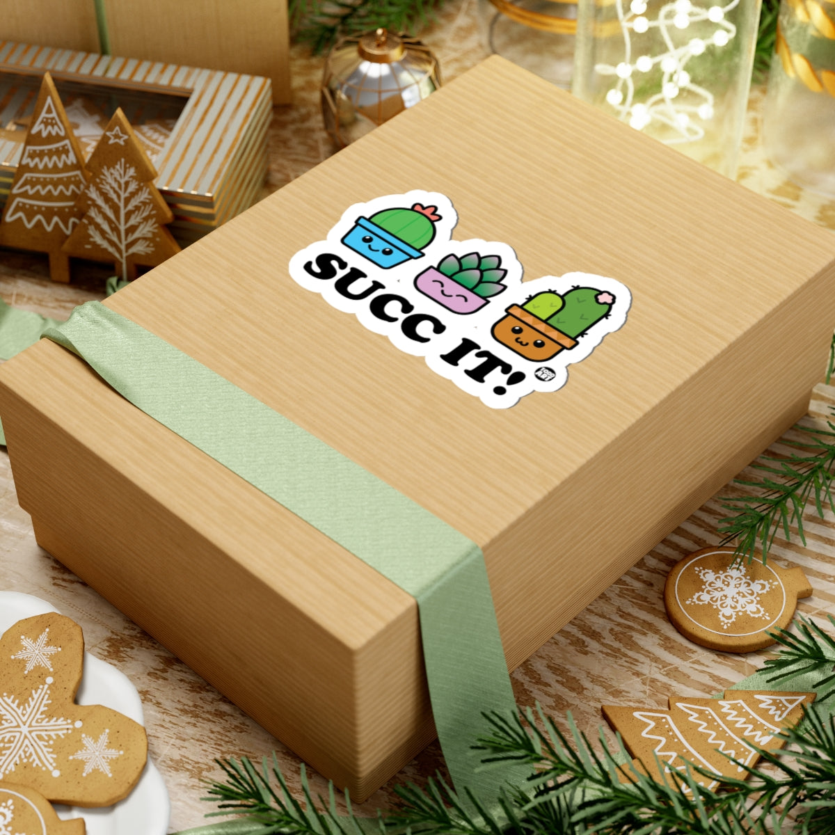 Happy CactiTodd Art Sticker