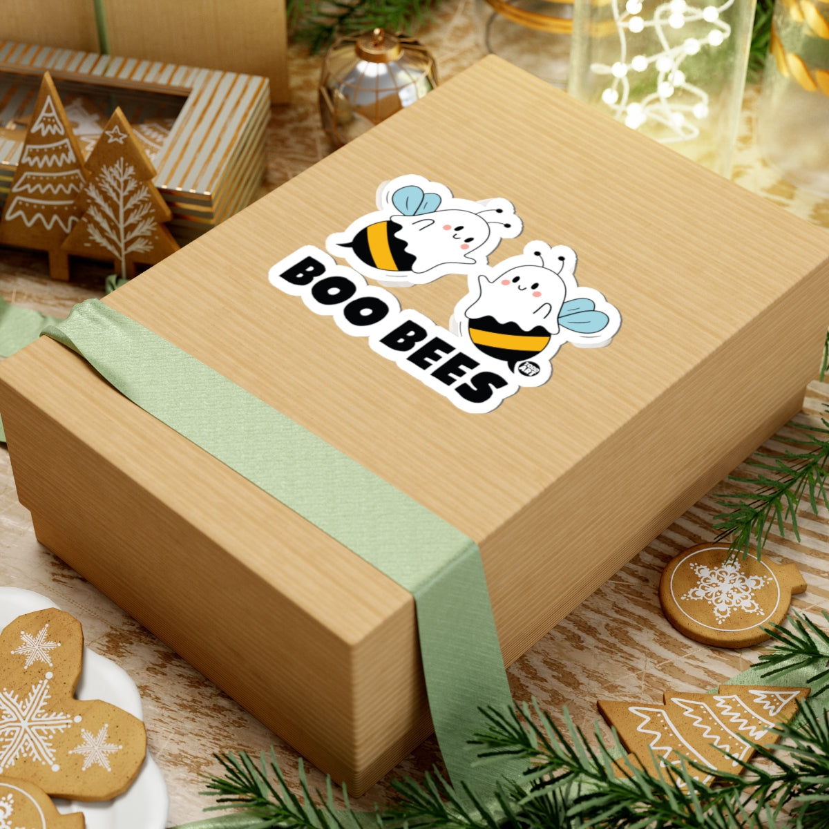 Boo BeesTodd Art Sticker