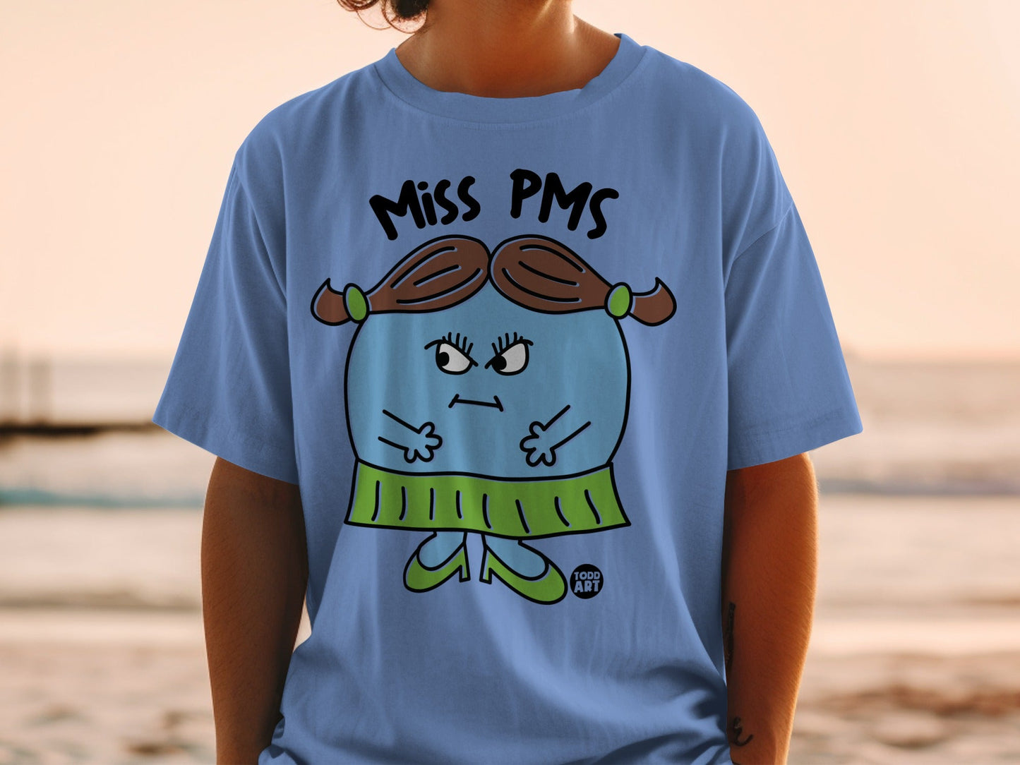 Miss PMS Todd Art Character Graphic T-Shirt Product
