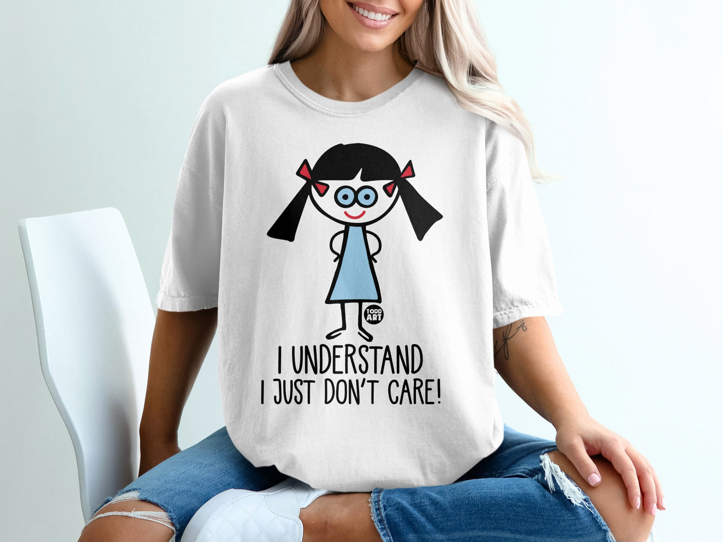 I Understand I Just Don't Care Graphic T-shirt Product