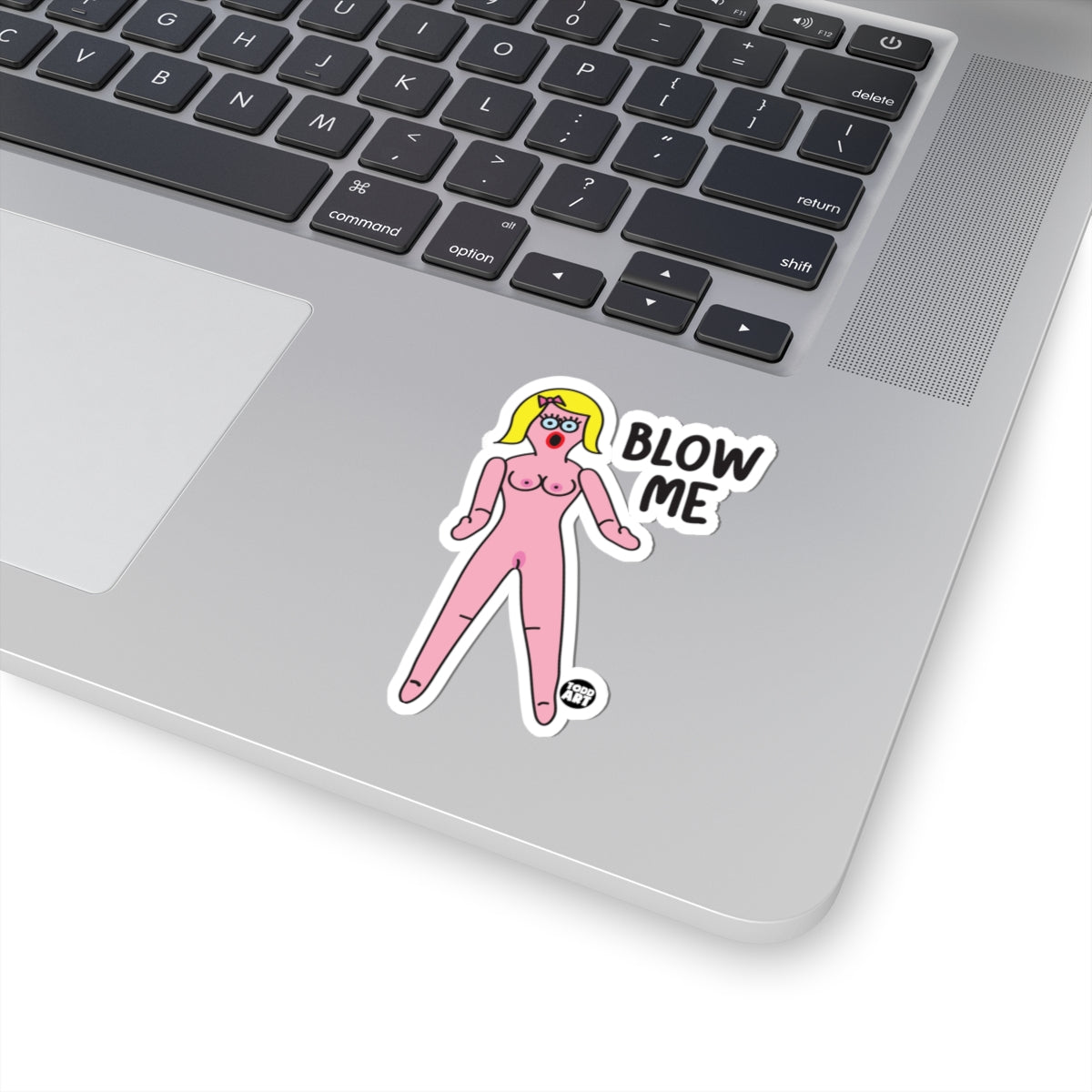 Pink WhispersTodd Art Sticker