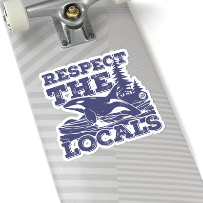 Respect the LocalsTodd Art Sticker