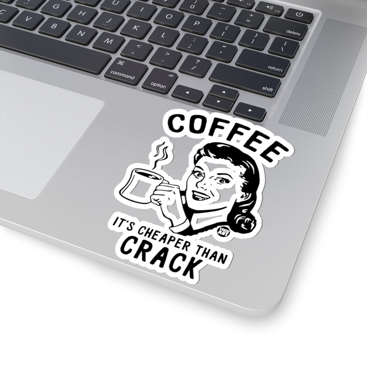 Coffee Todd Art Sticker