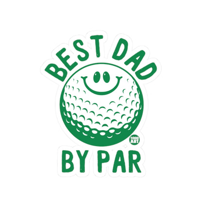 Golfing DadTodd Art Sticker