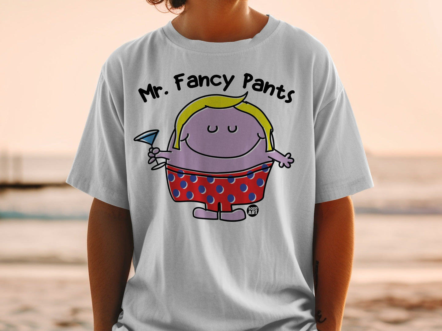 Mr. Fancy Pants Character Graphic T-Shirt