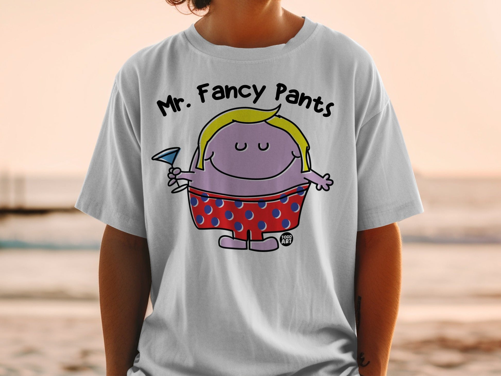 Mr. Fancy Pants Character Graphic T-Shirt