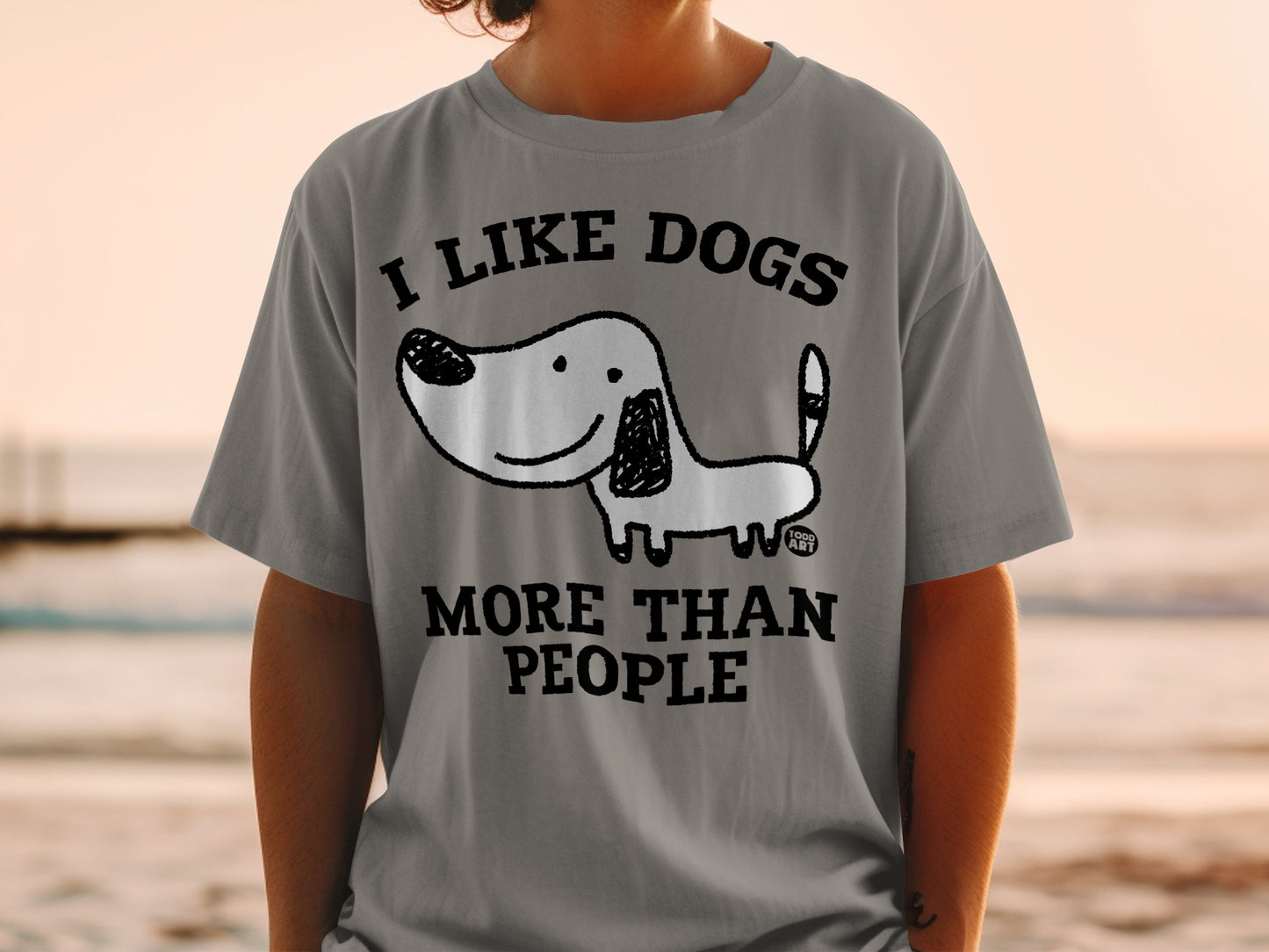 I Like Dogs More Than People T-Shirt Perfect for Dog Lovers