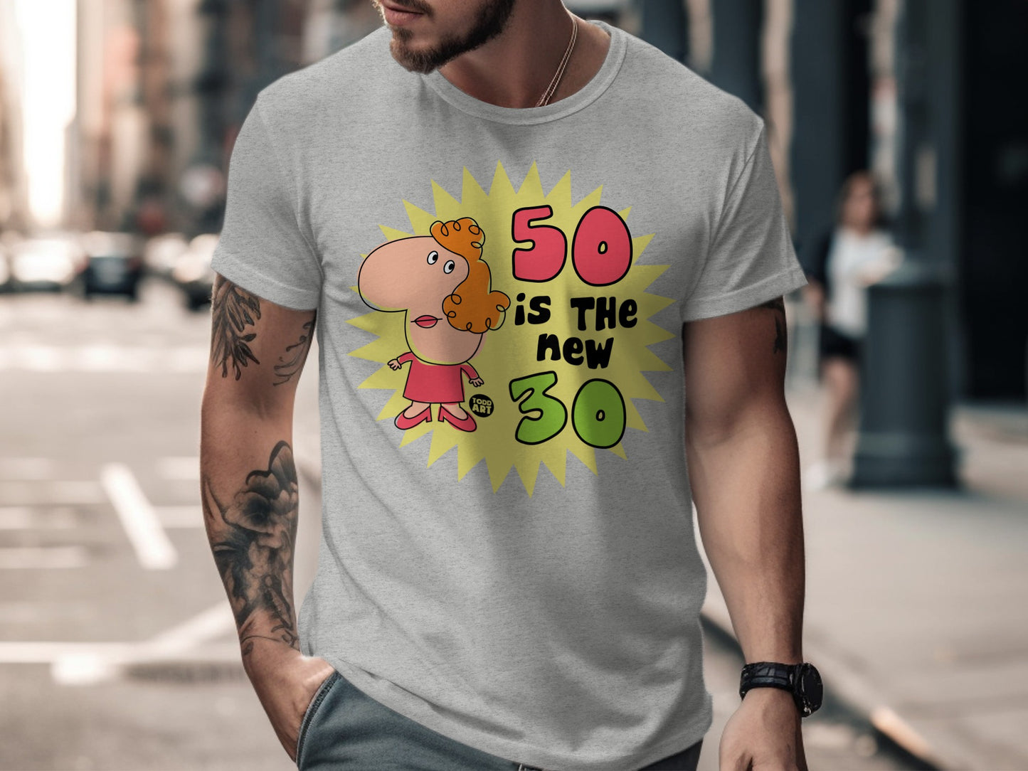 Funny 50 is The New 30 Birthday Celebration T-Shirt