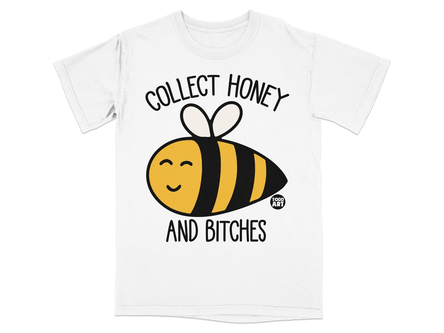 Collect Honey and Bitches Graphic T-Shirt