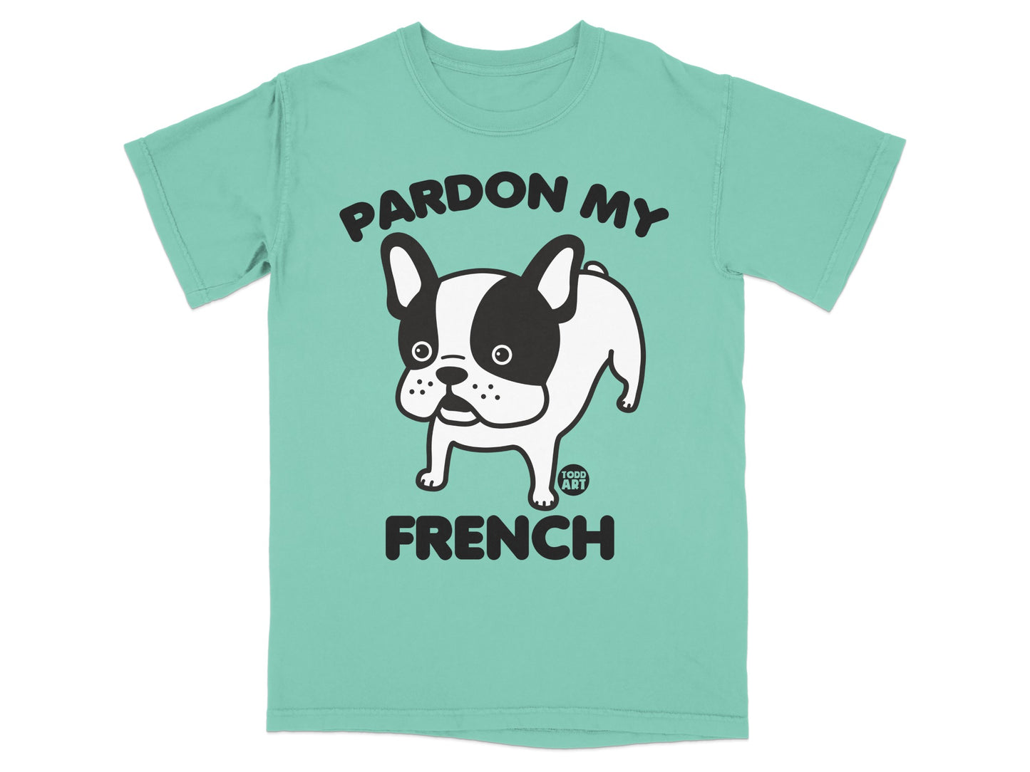 Funny Pardon My French Bulldog Graphic T-Shirt
