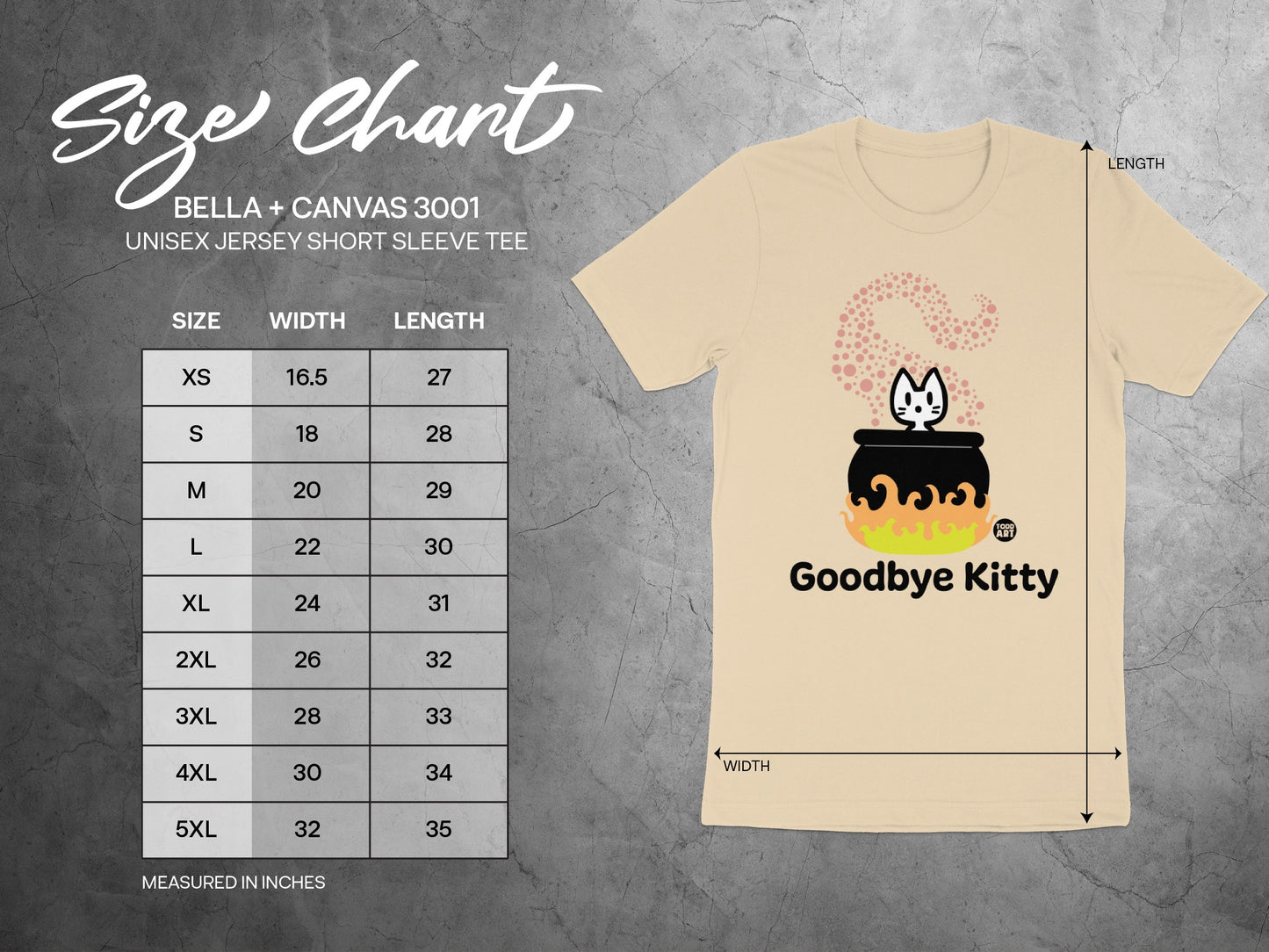 Goodbye Kitty Unisex Jersey Short Sleeve Tee