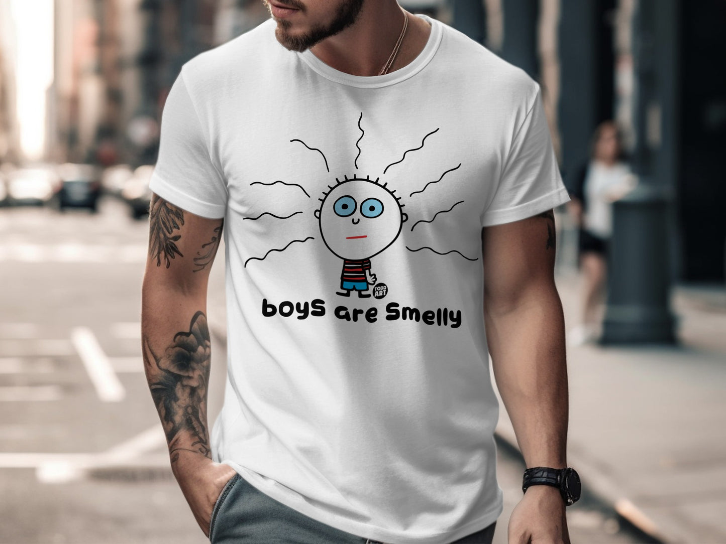 Boys are Smelly Funny Graphic T-Shirt